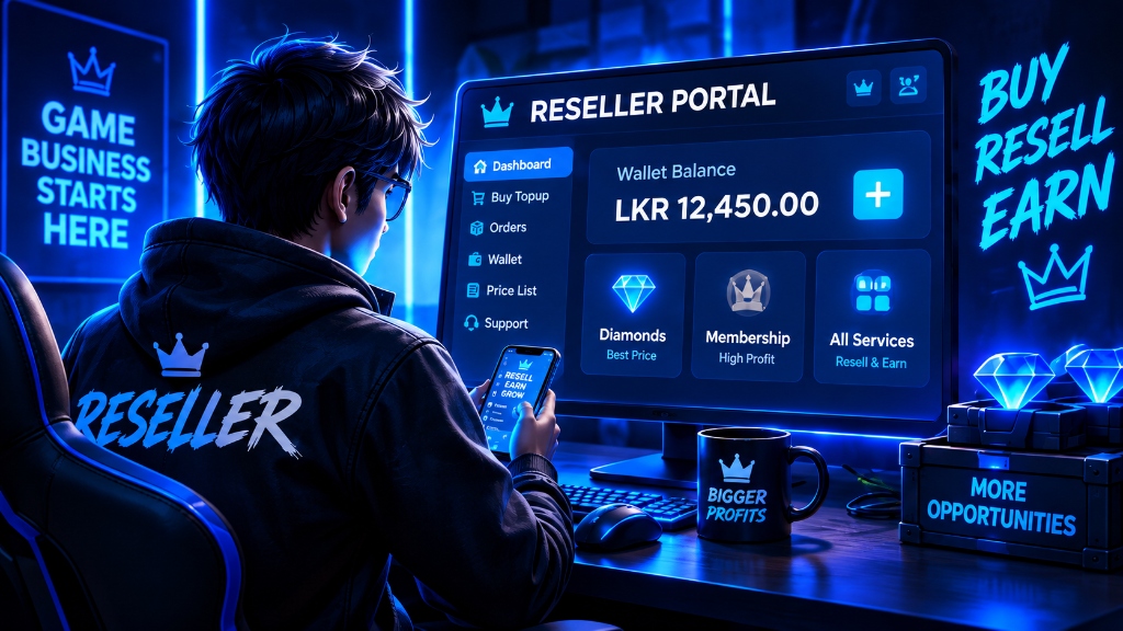 Wholesale Reseller Game Top-Up Portal Sri Lanka